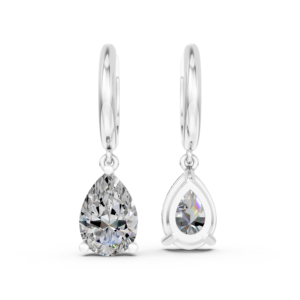 Pendientes de Oro Sólido de 14K, 9K, 10K y 18K con Diamante de Laboratorio de 10 Quilates, Certificado IGI, RJC, ODM, OEM, Fabricante de Joyería Fina Ética EA502322 - Product Image 5