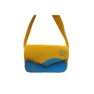 Sac coloré indien fait main perlé, artisanat ethnique de luxe, poignée baguette en perles de verre, durable, tendance, accessoires de mode en cristal - Product Image 2