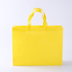 กระเป๋าโท้ทสีเหลืองครีม แต่งขอบสีดำ แบบเปิดด้านบน สไตล์มินิมอล สำหรับช้อปปิ้งทุกฤดูกาล - Product Image 4