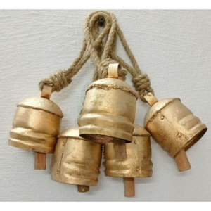 Cloche en métal de style moderne de qualité supérieure, cloche décorative pour l'intérieur et l'extérieur, à suspendre au mur, pour la maison - Product Image 6