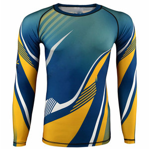 Rashguards sur mesure de qualité supérieure, haute qualité, BJJ MMA, rashguard pour hommes, couleur et logo personnalisés - Product Image 5