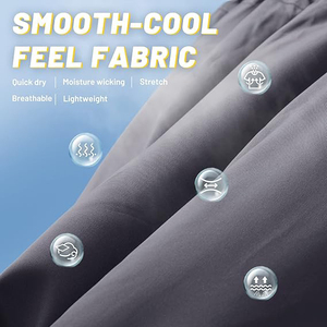 Shorts de sport en nylon froissé pour homme, résistants aux plis, séchage rapide, légers, essentiels pour la course, l'entraînement, la randonnée et les activités de plein air - Product Image 2