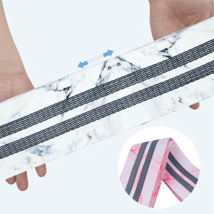 Custom Logo Polyester Cotton Gym Latex Booty Hip Band Custom Non <b>Slip</b> Hip Circle for Training - Product Image 4