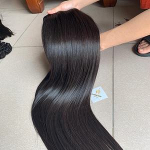 CDYHAIR - Paquetes de Cabello Humano Virgen Vietnamita Liso Natural de Primera Calidad, Doble Trama, Cutícula Alineada, 10A 12A, Resistente a la Caída, con Cinta Adhesiva - Product Image 2