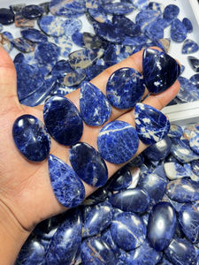 AAA Top Grade <b>Sodalite</b> Loose Gemstone Cabochon High Grade Natural Crystal Stone for Jewellery Making Wholesale - Product Image 3