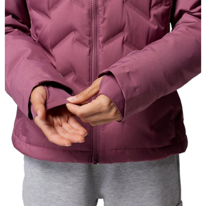 Women <b>Cropped</b> <b>Puffer</b> <b>Jacket</b> 300 GSM Nylon Quilted Insulated Winter Coat Lightweight Warm Casual Streetwear Custom OEM Private - Product Image 6