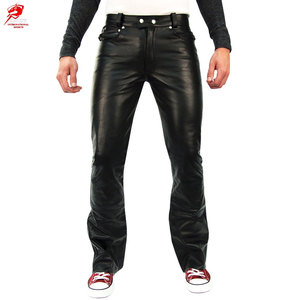 กางเกงหนังผู้ชายแฟชั่นสุดฮิต ผลิตในปากีสถาน คุณภาพเยี่ยม ขายดีที่สุด เหมาะสำหรับใส่ในชีวิตประจำวัน - Product Image 1