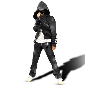 Conjunto Deportivo con Pedrería, Estilo Urbano de Lujo, Personalizable con Logotipo OEM - Product Image 1