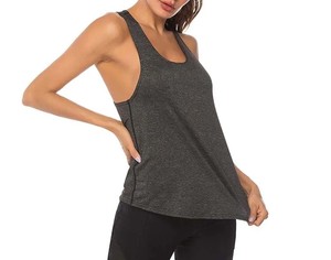 <b>Women's</b> White <b>Knitted</b> <b>Tank</b> <b>Top</b> Scoop Neck Sleeveless Regular Length 100% Cotton Breathable Casual Style Tanktops - Product Image 4