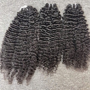 Cheveux bouclés birmans naturels ondulés Hairvietnam – Qualité supérieure, ondulations profondes, super ondulations, lisses naturels, blonds - Product Image 2