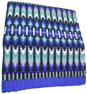 Saddle <b>blanket</b> 34 X 36 geniun new zealand wool and leather comfortable for western riding saddle pad handmade design wholesale - Product Image 3