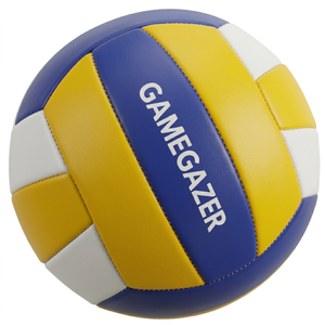 Balones de Voleibol de Cuero Personalizados para Entrenamiento Profesional, Tamaño Oficial, Ligeros, Duraderos, con Cámara de PU, Personalizables - Product Image 1