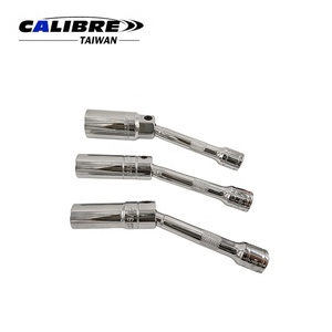 TAIWAN CALIBRE Industrial 3/8" Dr X 6 Point Magnetic Swivel Spark <b>Plug</b> <b>Socket</b> 9/16" 5/8" 13/16" Sizes 6" Length <b>Extension</b> - Product Image 3