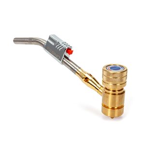 Torche à gaz portable Tesmo Lumos A en laiton et acier inoxydable pour le brasage de tuyaux en cuivre, la soudure et l'installation de climatisation - Product Image 2