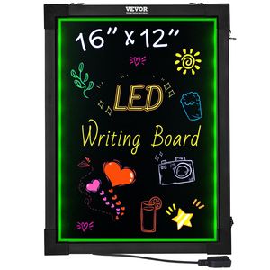Led Bericht Schrijfbord 16 "X 12" Verlicht Uitwisbaar Bord 8 Fluorescerende Markers Afstandsbediening Voor Board - Product Image 1