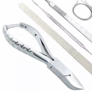Coupe-ongles professionnel en acier inoxydable de haute qualité avec ressort simple, robuste, pour ongles des pieds, avec boîte - Product Image 6