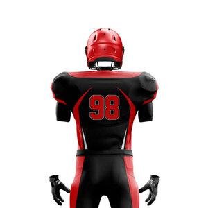 Uniforme de football américain confortable, respirant et à séchage rapide, 100% polyester, couleur et logo personnalisables - Product Image 5