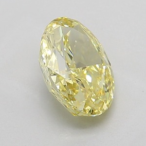 Diamant Jaune Intense Fantaisie 2,5 Carats Coupe Ovale Polissage Excellent Pureté VS2 Certifié IGI Pierre Précieuse Brillante Cultivée en Laboratoire - Product Image 2