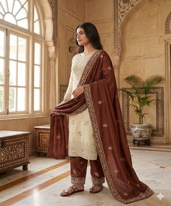 Kurta Tradicional para Mujer, Kurti Informal, Ropa India y Pakistaní para Todas las Temporadas, Estilo Informal, Tabla de Tallas Incluida 82502 JF-039 - Product Image 2