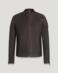 Veste en cuir véritable pour homme, noire, élégante, hiver 2026, imperméable, respirante, toutes tailles, logo personnalisé, fermeture éclair, marque privée - Product Image 1