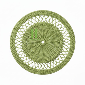 Eco-friendly Rattan Charger Plate Wall Decoration Round Flower Rattan Placemat Home Rattan <b>Table</b> <b>Mats</b> OEM In Vietnam Rattan 2026 - Product Image 5