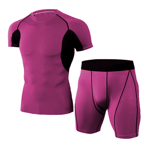 Conjunto Deportivo de Compresión Premium para Fitness, Running y Entrenamiento, Ropa Deportiva de Compresión para Gimnasio, Diseño Personalizado, Fabricante de Ropa Deportiva - Product Image 1