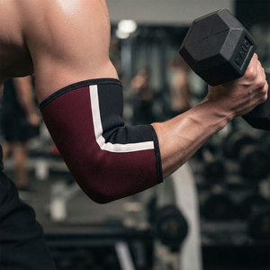 Manchon de coude en néoprène extensible et léger, antidérapant, réglable, pour une protection professionnelle et un soutien pour l'entraînement musculaire - Product Image 5