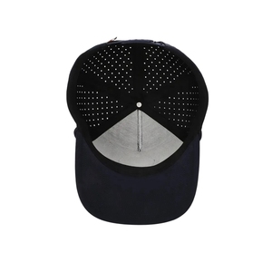 Factory OEM Breathable Waterproof Rope Golf Hats 5 Panel Snapback Custom Logo <b>Flat</b> Brim Laser Cut Holes <b>Cap</b> Injae Vina Vietnam - Product Image 5