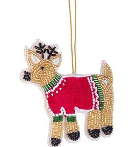 Premium Handcrafted Beaded Christmas Ornament For Festive Gifting DIY Decor Artisan Holiday Stylish Christmas Hanging Accessory - Product Image 4