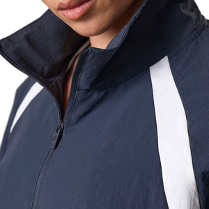 Chaqueta Cortavientos para Mujer, Estilo Deportivo, Cierre Completo, Bloques de Color en Contraste, Manga Larga, Poliéster, Ropa de Primavera - Product Image 5