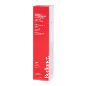 [Odyssey] Loción Solar Aclarante y Tonificante Bodiance Perfect Cover White con SPF 50+ PA++++ y 5% Niacinamida Calmante - Product Image 3