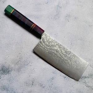 Couteau à découper en acier Damas industriel fait main, style Viking, avec manche en bois, écologique, ambidextre, pour la découpe de viande - Product Image 4