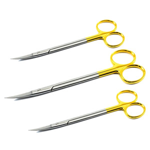 Tijeras Dentales Profesionales Kelly TC Rectas y Curvas de Alta Calidad Reutilizables, Fabricante de Instrumentos Personalizados, Sialkot, Pakistán - Product Image 1