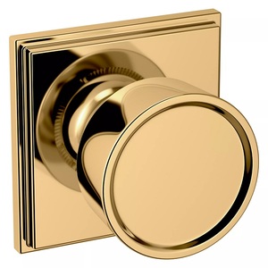 Modern Metal <b>Black</b> <b>Matte</b> Round Passage Privacy <b>Knob</b> with Square Back Plate Dummy Design Durable Furniture Handle Home Office Use - Product Image 2