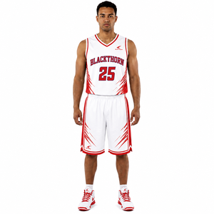 Pantalones Cortos Deportivos de Baloncesto para Hombre, 100% Poliéster, Malla Elástica en Cuatro Direcciones, Estampado Sublimado, Nombre del Equipo Personalizado en la Parte Delantera, Sin Mangas - Product Image 3