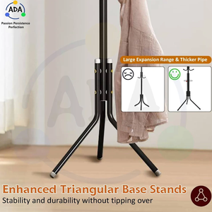 Perchero de hierro para colgar ropa, construcción metálica moderna y duradera para dormitorio, sala de estar, porche. - Product Image 4