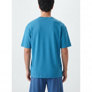 Camisetas Oversize de Algodón 100% Pesado al por Mayor, Lisas, para Hombre, Estilo Urbano, Personalizables - Product Image 5