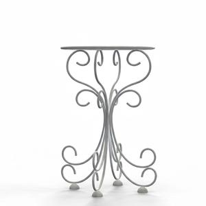 Élégant support à plantes blanc en fer à 2 niveaux, pour intérieur et extérieur, grand porte-pot de fleurs en métal, étagère de présentation pour jardin, balcon, décoration intérieure - Product Image 6