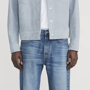 Jeans déchirés au design moderne, coupe slim, tissu extensible doux, couleur unie, service OEM pour les acheteurs en gros. - Product Image 2