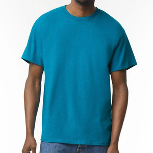Men's Solid Color Cotton T-Shirt O-Neck Short <b>Sleeve</b> Regular Fit Casual Jersey Knitted <b>Top</b> - Product Image 1