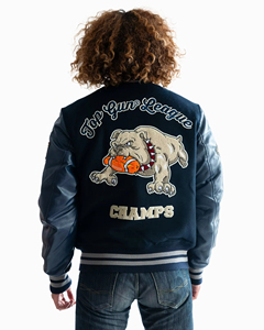 Custom Manufacturer High Quality Embroidery Leather Sleeves Letterman Varsity Jacket For Men Varsity Jacket Custom men's jackets - Product Image 2
