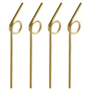 Pailles à boire réutilisables en acier inoxydable de qualité supérieure, écologiques, pour les boissons quotidiennes - Product Image 5