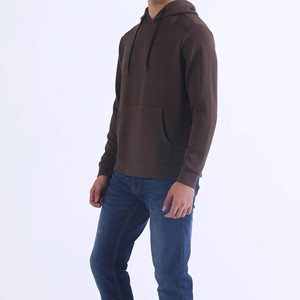Sweat à capuche zippé intégral en coton French Terry de haute qualité pour homme, style Onstyle, avec broderie effet vieilli, délavage acide personnalisé et patchwork, coupe courte - Product Image 3