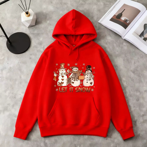 Sudadera con Capucha para Mujer, Diseño Navideño con Muñeco de Nieve, Divertida y Linda, Último Diseño, Logotipo Personalizado - Product Image 5