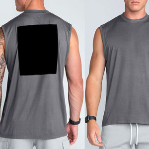 Chaleco Deportivo Transpirable para Hombre, Top Deportivo Moderno, Camiseta sin Mangas para Gimnasio, Ropa de Entrenamiento, Top Largo Antiencogimiento para Yoga - Product Image 4