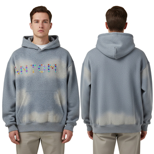 เสื้อฮู้ดปักลายสำหรับฤดูหนาวแบบยูนิเซ็กซ์ สำหรับผู้ชาย ผู้หญิง และวัยรุ่น ไซส์พลัส - ขายส่งจากโรงงานโดยตรง - Product Image 2