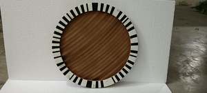 Round Rustic Wood <b>Photo</b> Frame Wall <b>Mount</b> Circular Design Natural Finish Decorative Display Home Decor Tabletop Low Price Design - Product Image 2