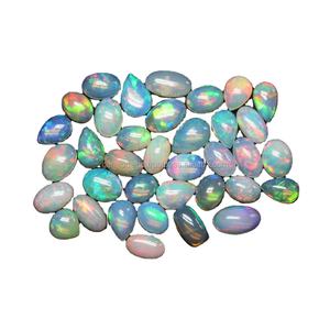 โอปอลเอธิโอเปียเกรด 3A+ แบบคาโบชอง - สีสันสดใส เปล่งประกายธรรมชาติ หลายสี รูปทรงวงรีผสม ขนาดตามสั่ง - Product Image 3