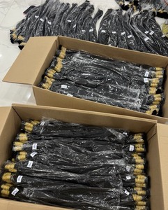 Wholesale Price Virgin Vietnamese Double Drawn Human Hair Bulk 100% Natural Soft Smooth <b>Tangle</b> Free Natural Hair - Product Image 1