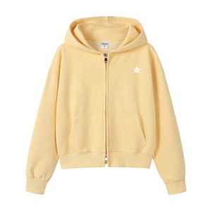 Sudadera con Capucha Unisex con Cierre, Color Sólido, Corte Regular Informal, Logotipo Frontal con Impresión por Transferencia de Calor, 100% Poliéster, Felpa Francesa, Ecológica - Product Image 4